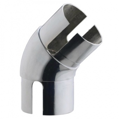 Rothley 135 Elbow in Chrome Finish for Hand Rail System